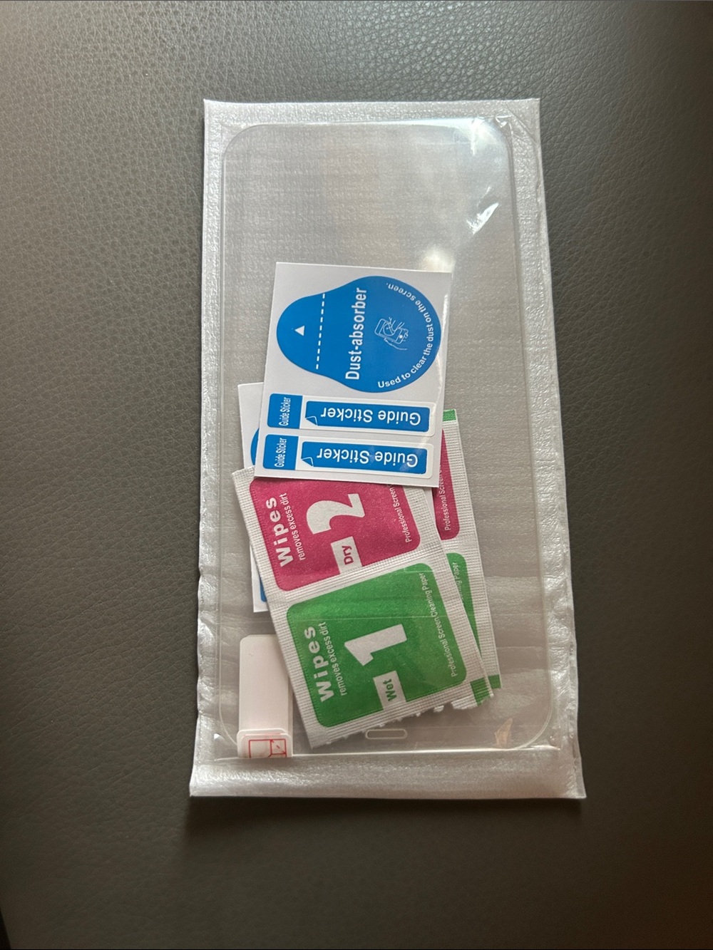 NWOT Clear Screen Protector Kit for Cell Phones - Transparent iPhone 12/12 Pro